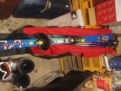 Komplette ski ausrüstung - ski,